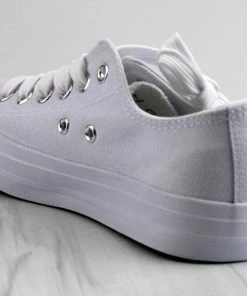 Top Moda Lizzo 1 Womens Platform Lace Up Canvase Sneakers Women's 74 Top Moda Lizzo 1 Womens Platform Lace Up Canvase Sneakers Women's