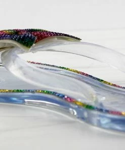 Forever Lucid 13 Womens Rhinestone Embellished Bow Jelly Flip Flops Women's