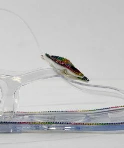 Forever Lucid 15 Womens Sling Back Rhinestone Embellished Bow T Strap Jelly Sandals Women's