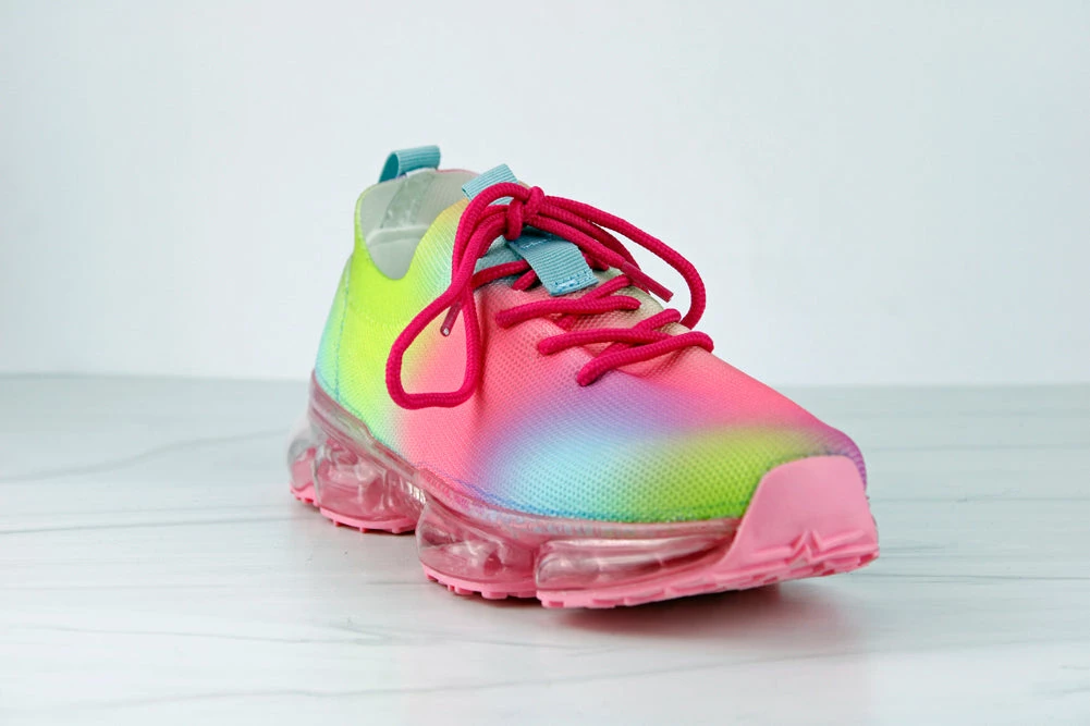 La Sheelah Women's Flow 19B Womens Flyknit Lace Up Athletic Sneakers 1 La Sheelah Women's Flow 19B Womens Flyknit Lace Up Athletic Sneakers