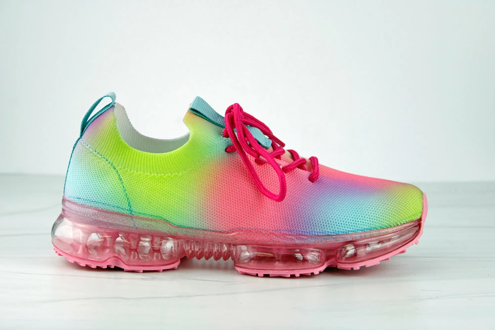 La Sheelah Women's Flow 19B Womens Flyknit Lace Up Athletic Sneakers 2 La Sheelah Women's Flow 19B Womens Flyknit Lace Up Athletic Sneakers