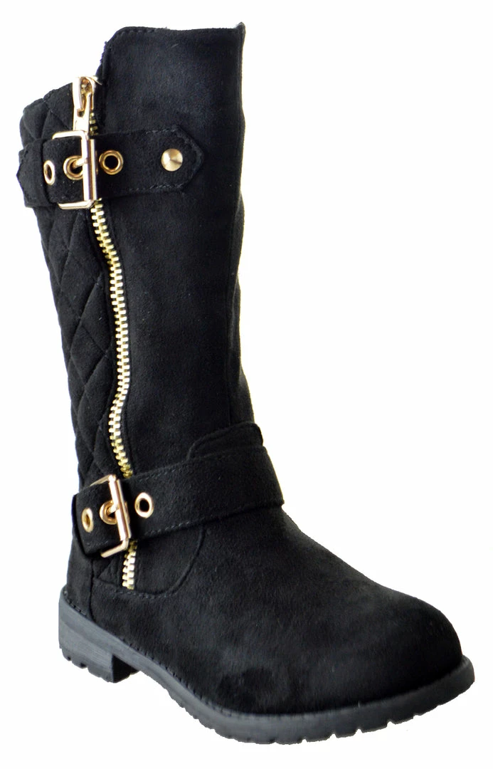 SHOE BARGAIN WAREHOUSE (WWW.SBWSHOES.COM) Mango 23K Little Girl's Knee High Riding Boots 7 SHOE BARGAIN WAREHOUSE (WWW.SBWSHOES.COM) Mango 23K Little Girl's Knee High Riding Boots