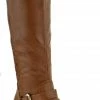 SHOE BARGAIN WAREHOUSE (WWW.SBWSHOES.COM) Mango L7 Women's Stitched Buckled Knee High Boot