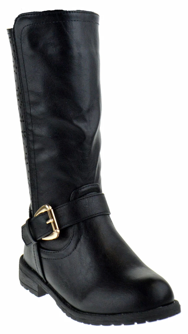 SHOE BARGAIN WAREHOUSE (WWW.SBWSHOES.COM) Mango L7 Women's Stitched Buckled Knee High Boot 2 SHOE BARGAIN WAREHOUSE (WWW.SBWSHOES.COM) Mango L7 Women's Stitched Buckled Knee High Boot