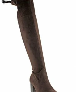 Forever Match-L8 Women's Thigh High Heeled Platform Boots