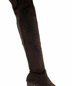 Forever Match-L8 Women's Thigh High Heeled Platform Boots