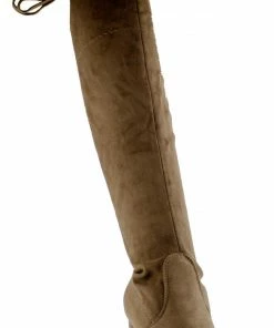 Forever Match-L8 Women's Thigh High Heeled Platform Boots