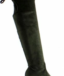 Forever Match-L8 Women's Thigh High Heeled Platform Boots