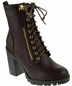 SBW Shoes Michi 3 Women's Chucky Heel Combat Boot