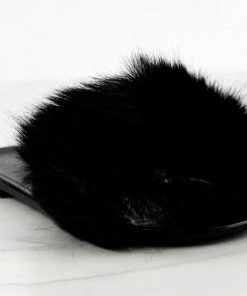 Lucky Top Misty 1K Little Girls Ultra Fluffy Flat Slip On Sandals Girl's