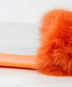 Top Moda Women's Misty 1 Womens Ultra Fluffy Flat Slip On Sandals