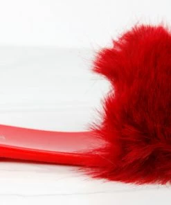 Top Moda Women's Misty 1 Womens Ultra Fluffy Flat Slip On Sandals