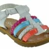 SBW Shoes NY 36A Baby Girl's Strappy Braided Multi Color Gladiator Sandals
