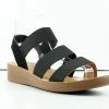 Top Guy Nick-5 Womens Cross Band Open Toe Comfort Sandals