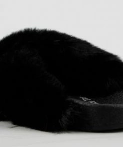 Top Moda Girl's Oasis 1K Little Girls Criss Cross Band Ultra Furry Slides 14 Top Moda Girl's Oasis 1K Little Girls Criss Cross Band Ultra Furry Slides