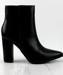 MATA Obsession Game Womens Block Heel Pointed Toe Ankle Boots