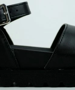 Lucky Top Odie 9K Little Girl's Wide Band Platform Sandals Girl's Sandals