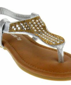 SHOE BARGAIN WAREHOUSE (WWW.SBWSHOES.COM) Owen 1K Little Girls Gladiator Sandals Girl's