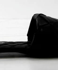 Forever Padded 18 Womens Woven Band Padded Squared Toe Slip On Sandals