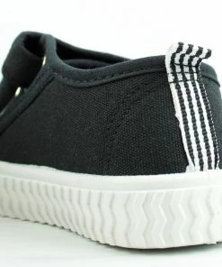 YOKI Paige 06Y Little Girl's Velcro Double Strap Canvas Sneakers