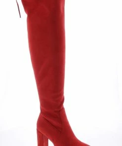 Top Moda Paris-1 Womens Thigh High Pointed Toe Boots