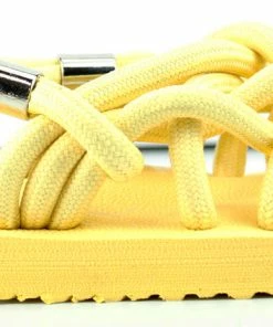 YOKI Pearly Y Eva Little Girl's Strappy Lace Up Flat Sandals