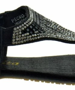 Lucita LIQUIDATIONS! Pecko 1803 KM Girl's Rhinestone Sandals