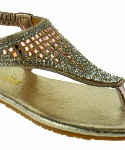 Lucita LIQUIDATIONS! Pecko 1803 KM Girl's Rhinestone Sandals