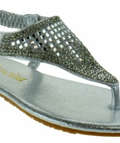 Lucita LIQUIDATIONS! Pecko 1803 KM Girl's Rhinestone Sandals