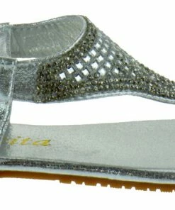 Lucita LIQUIDATIONS! Pecko 1803 KM Girl's Rhinestone Sandals