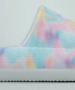 Top Moda Women's Pixel 5 Womens Single Wide Band Slip On Sandals