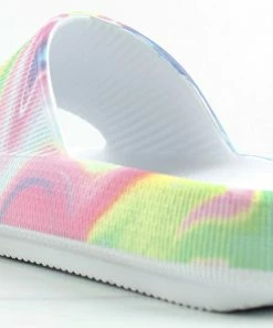 Top Moda Women's Pixel 5 Womens Single Wide Band Slip On Sandals