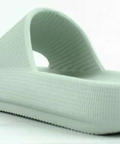 Top Moda Pixel 91 Womens Light Weight Wide Band Slip On Sandals Women's