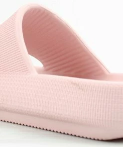 Top Moda Pixel 91 Womens Light Weight Wide Band Slip On Sandals Women's