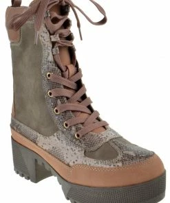 Bamboo Powerful 06s Women's Chunky Heel Combat Boots 27 Bamboo Powerful 06s Women's Chunky Heel Combat Boots