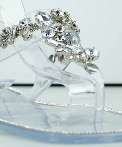 Forever Proceed-10 Womens Sling Back Gem Embellished Thong Sandals Women's 12 Forever Proceed-10 Womens Sling Back Gem Embellished Thong Sandals Women's