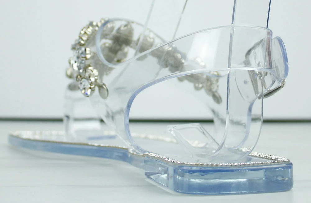 Forever Proceed-10 Womens Sling Back Gem Embellished Thong Sandals Women's 6 Forever Proceed-10 Womens Sling Back Gem Embellished Thong Sandals Women's