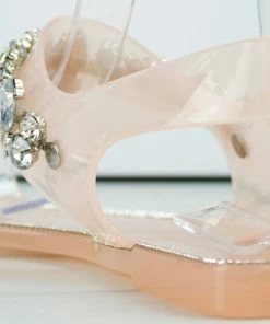 Forever Proceed-10 Womens Sling Back Gem Embellished Thong Sandals Women's 17 Forever Proceed-10 Womens Sling Back Gem Embellished Thong Sandals Women's