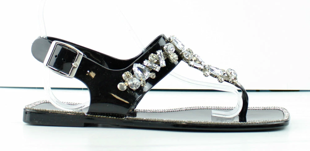 Forever Proceed-10 Womens Sling Back Gem Embellished Thong Sandals Women's 2 Forever Proceed-10 Womens Sling Back Gem Embellished Thong Sandals Women's