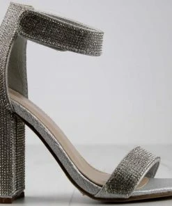 Forever Quality 83 Womens Strappy Ultra Bling Rhinestone Dress Heels