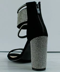 Forever Women's Pumps Quality 84 Womens Strappy Ultra Bling Rhinestone Dress Heel