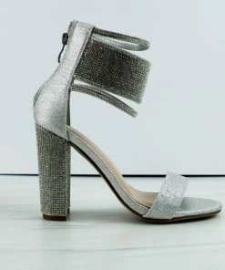 Forever Women's Pumps Quality 84 Womens Strappy Ultra Bling Rhinestone Dress Heel