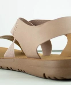 Forever Reform 53 Womens Criss Cross Elastic Strap Flat Sandals Women's