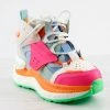 Anthony Wang Raisins 03 Multi Tone Lace Up Wedge Platform Fashion Sneakers Women's