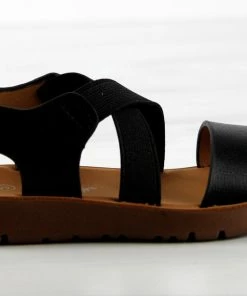 Link Reform 53KA Baby Girls Criss Cross Elastic Strap Flat Sandals Baby Girl's