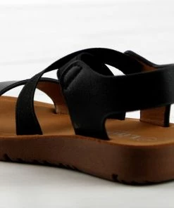 Link Reform 53KA Baby Girls Criss Cross Elastic Strap Flat Sandals Baby Girl's