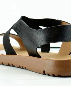 Forever Reform 53 Womens Criss Cross Elastic Strap Flat Sandals Women's