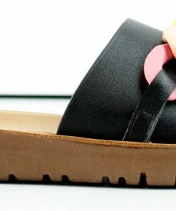 Link Reform 74k Wide Band With Multi Chain Slip On Sandal Girl's