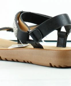 Link Reform-76k Little Girls Light Weight Side Strap Glitter Sandals Girl's