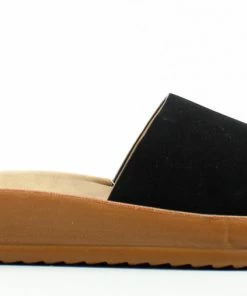 Forever Regular 73 Womens Comfort Single Band Slip On Sandals